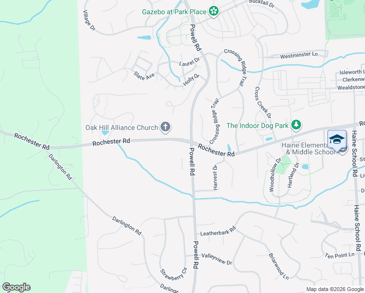 map of restaurants, bars, coffee shops, grocery stores, and more near 2810 Rochester Rd in Cranberry Twp