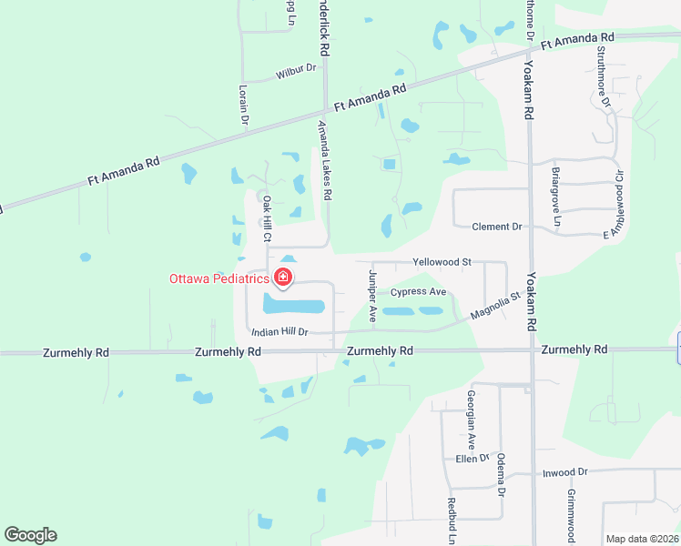 map of restaurants, bars, coffee shops, grocery stores, and more near 3039 Lakeshore Drive in Lima