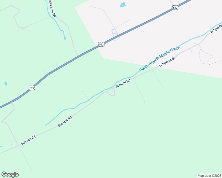 map of restaurants, bars, coffee shops, grocery stores, and more near Summit Road in McClure