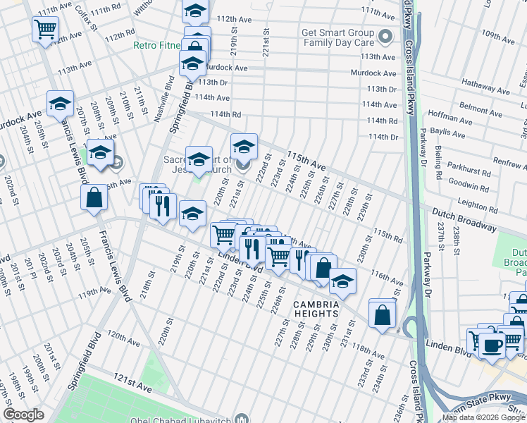 map of restaurants, bars, coffee shops, grocery stores, and more near in 