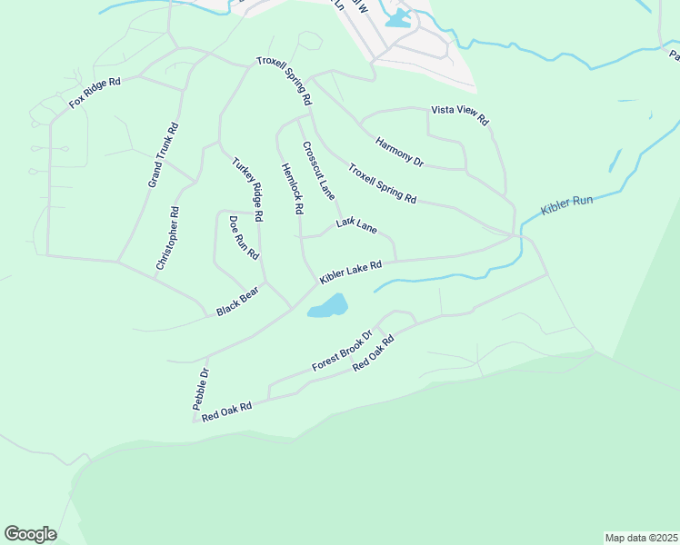 map of restaurants, bars, coffee shops, grocery stores, and more near Kibler Lake Road in Flinton