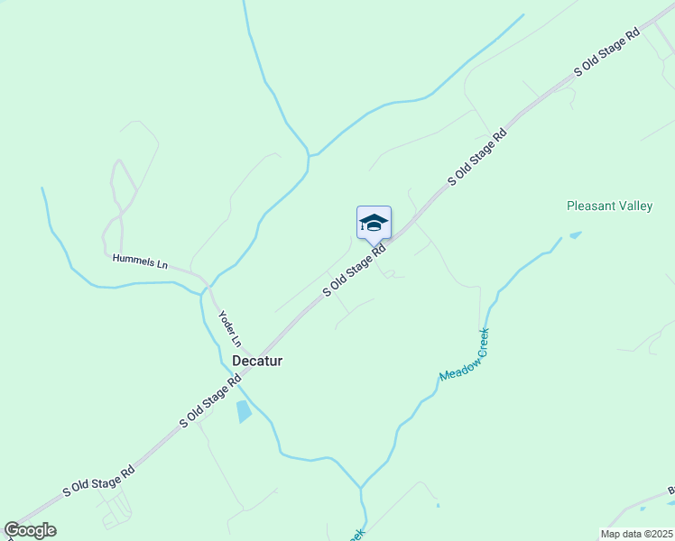 map of restaurants, bars, coffee shops, grocery stores, and more near 5 Stage Farm Lane in McClure