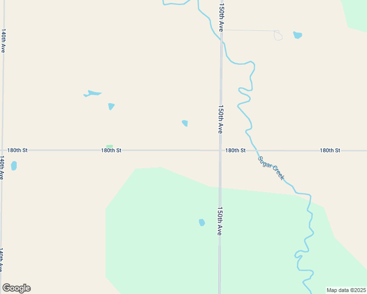 map of restaurants, bars, coffee shops, grocery stores, and more near 1483 180th Street in Donnellson