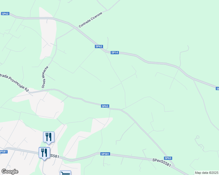 map of restaurants, bars, coffee shops, grocery stores, and more near in Provincia di Taranto