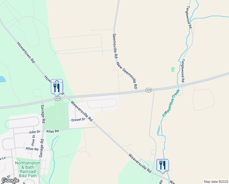 map of restaurants, bars, coffee shops, grocery stores, and more near 38 Nor Bath Boulevard in Northampton