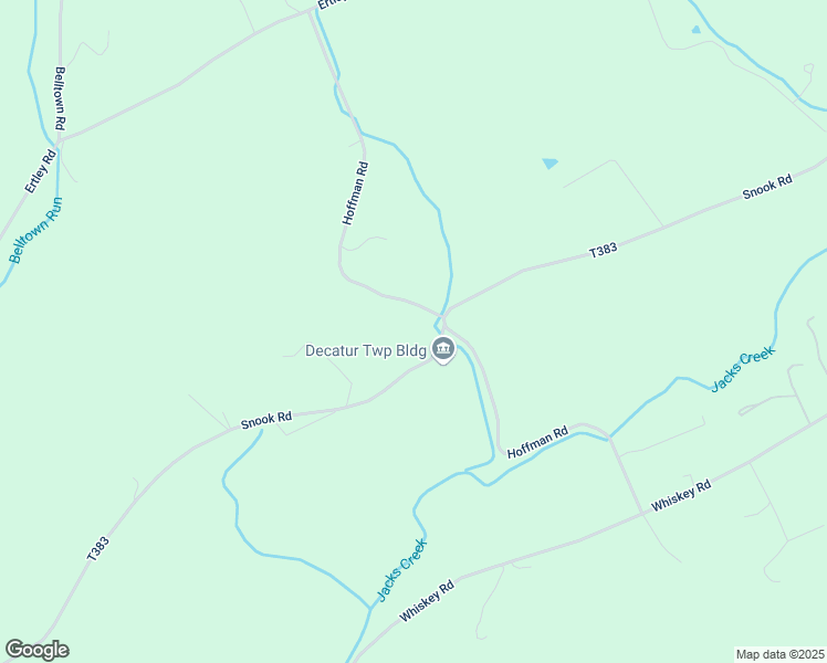map of restaurants, bars, coffee shops, grocery stores, and more near 386 Hoffman Road in McClure