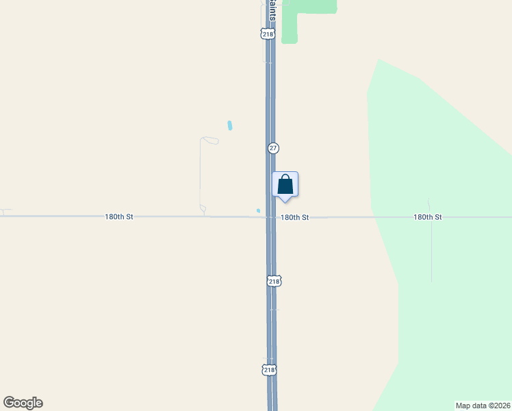 map of restaurants, bars, coffee shops, grocery stores, and more near 1795 180th Street in Donnellson
