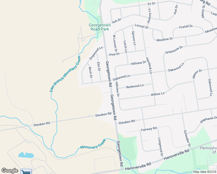 map of restaurants, bars, coffee shops, grocery stores, and more near 375 Georgetown Road in Nazareth