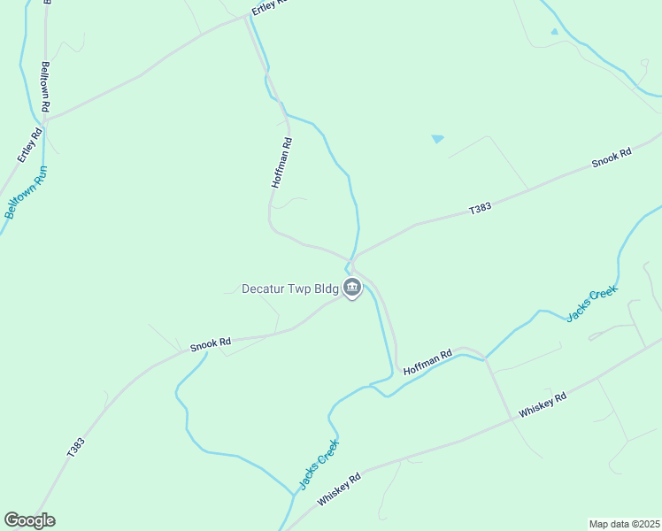 map of restaurants, bars, coffee shops, grocery stores, and more near 386 Hoffman Road in McClure
