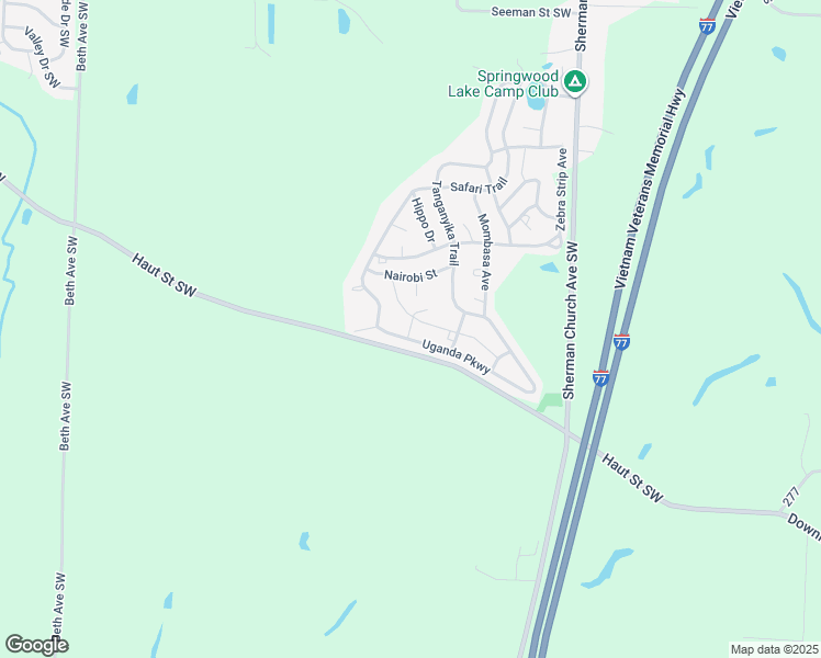 map of restaurants, bars, coffee shops, grocery stores, and more near Boa Avenue in East Sparta