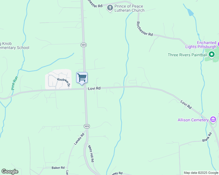 map of restaurants, bars, coffee shops, grocery stores, and more near 1853 State Route 2006 in Freedom