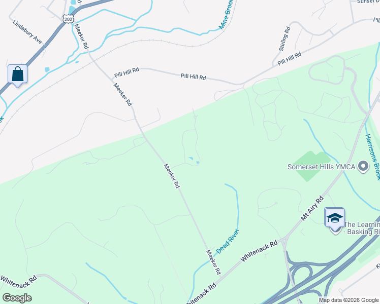 map of restaurants, bars, coffee shops, grocery stores, and more near 48 Wisteria Way in Basking Ridge