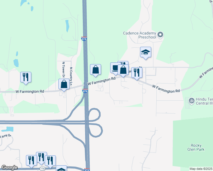 map of restaurants, bars, coffee shops, grocery stores, and more near 815 North Limestone Lane in Bellevue