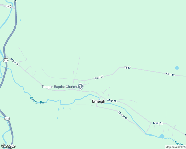 map of restaurants, bars, coffee shops, grocery stores, and more near 719-769 Fern Street in Cambria County
