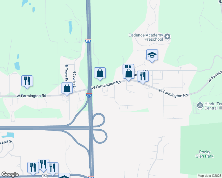 map of restaurants, bars, coffee shops, grocery stores, and more near 815 North Limestone Lane in Bellevue