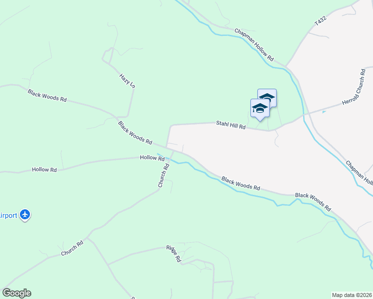 map of restaurants, bars, coffee shops, grocery stores, and more near 1634 Black Woods Road in Port Trevorton