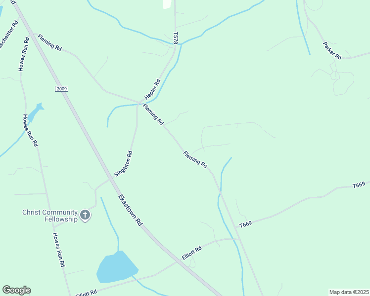 map of restaurants, bars, coffee shops, grocery stores, and more near 553 Fleming Road in Sarver