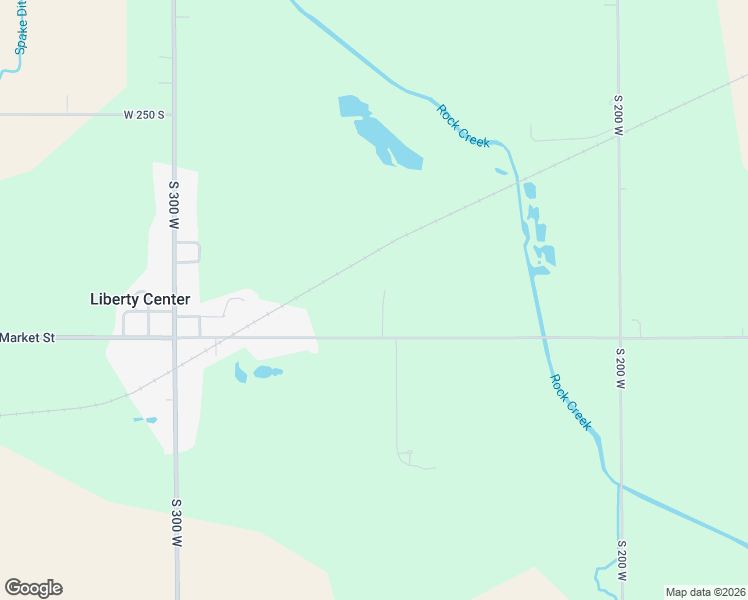 map of restaurants, bars, coffee shops, grocery stores, and more near 2555 West 300 South in Liberty Center