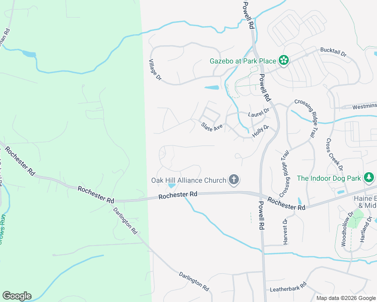map of restaurants, bars, coffee shops, grocery stores, and more near 719 Slate Avenue in Cranberry Township