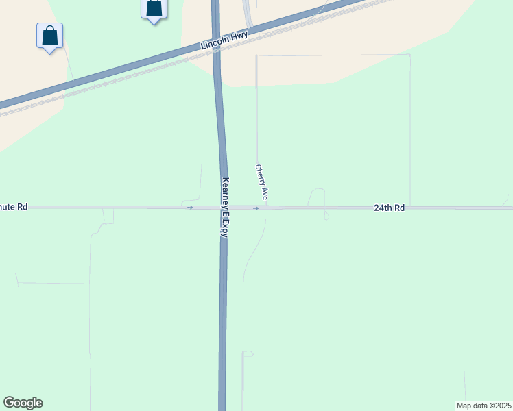 map of restaurants, bars, coffee shops, grocery stores, and more near 2430 Cherry Avenue in Kearney