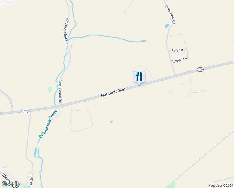 map of restaurants, bars, coffee shops, grocery stores, and more near 5252 Nor Bath Boulevard in Northampton