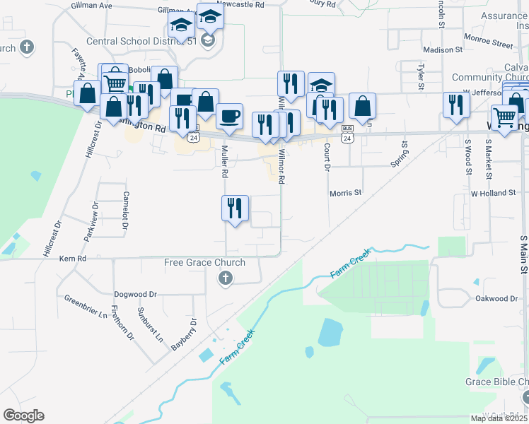 map of restaurants, bars, coffee shops, grocery stores, and more near 1121 Lawson Street in Washington