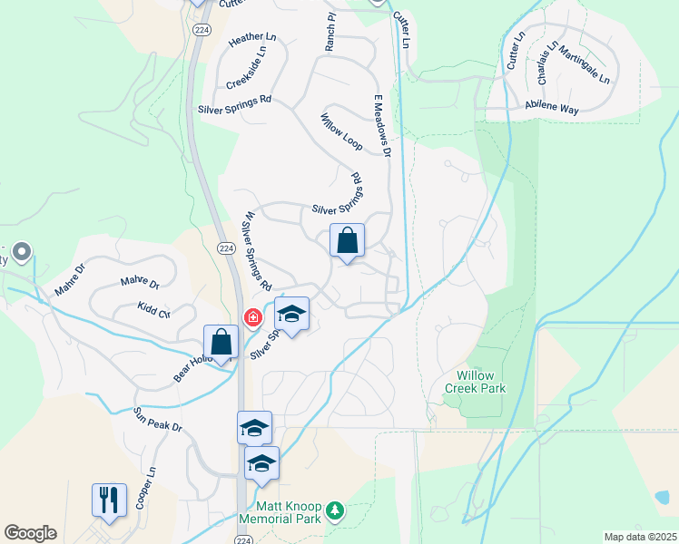 map of restaurants, bars, coffee shops, grocery stores, and more near in Snyderville