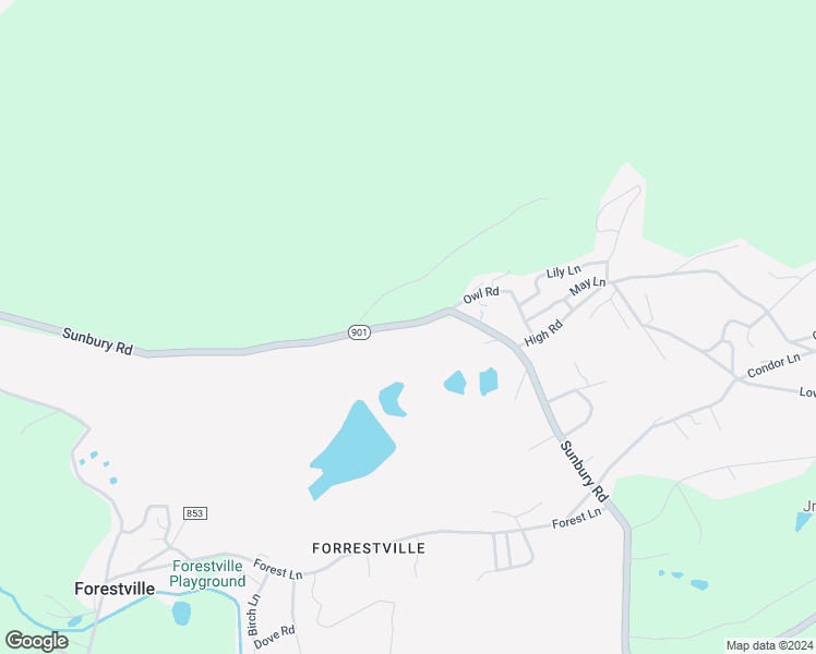 map of restaurants, bars, coffee shops, grocery stores, and more near 1037 Sunbury Road in Pottsville