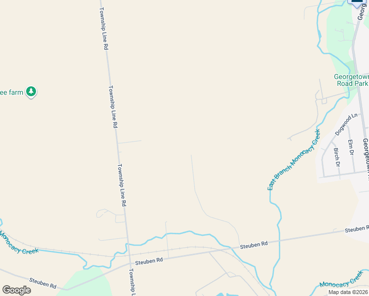 map of restaurants, bars, coffee shops, grocery stores, and more near 415 Little Creek Drive in Nazareth