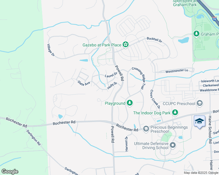 map of restaurants, bars, coffee shops, grocery stores, and more near 102 Holly Dr in CRANBERRY TWP