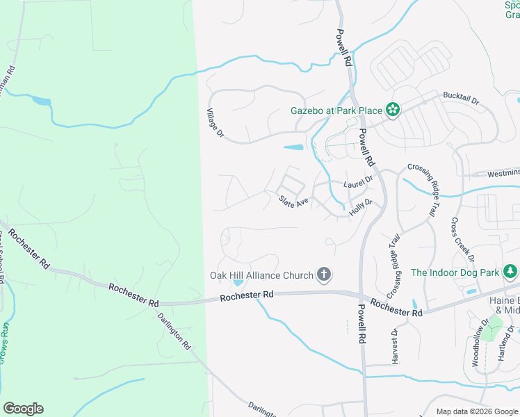 map of restaurants, bars, coffee shops, grocery stores, and more near 719 Slate Avenue in Cranberry Township