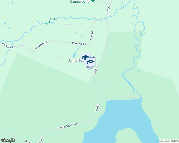 map of restaurants, bars, coffee shops, grocery stores, and more near 1466 Beaver Valley Road in Flinton