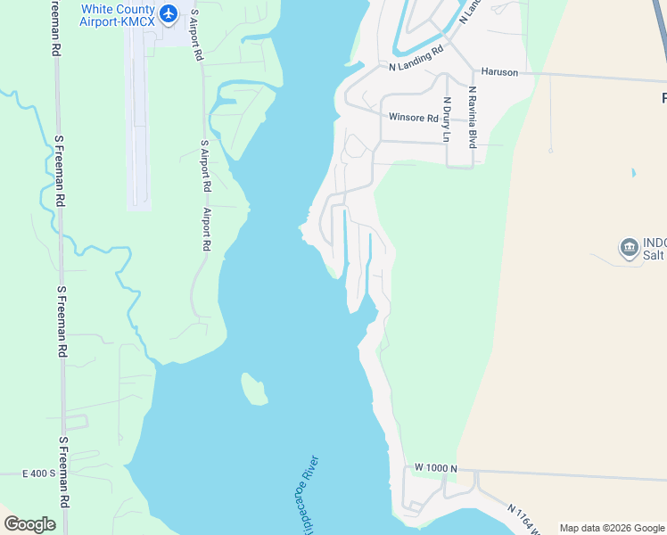map of restaurants, bars, coffee shops, grocery stores, and more near 10501 North Lake Corley Drive in Monticello