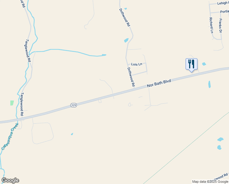 map of restaurants, bars, coffee shops, grocery stores, and more near 5475 Nor Bath Boulevard in Northampton