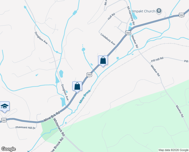 map of restaurants, bars, coffee shops, grocery stores, and more near 496 Mine brook Road in Bernardsville
