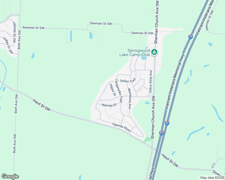 map of restaurants, bars, coffee shops, grocery stores, and more near Cobra Court in East Sparta