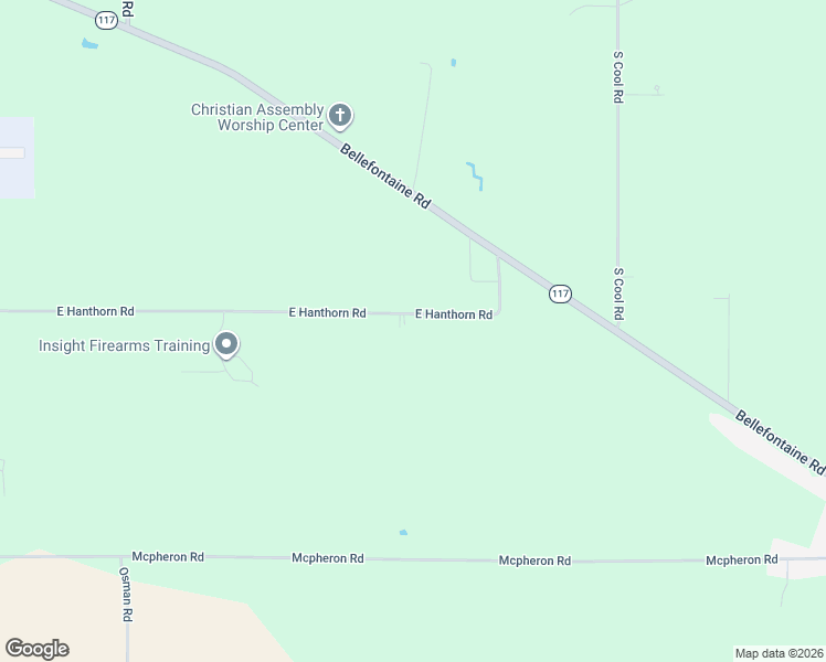 map of restaurants, bars, coffee shops, grocery stores, and more near 5540 E Hanthorn Rd in Lima