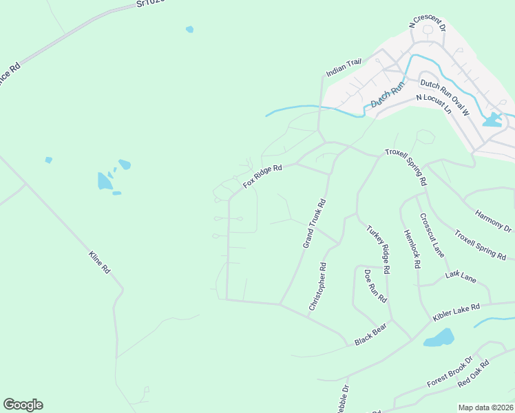 map of restaurants, bars, coffee shops, grocery stores, and more near Whistle Road in Cambria County