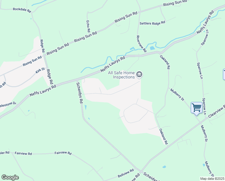 map of restaurants, bars, coffee shops, grocery stores, and more near 2253 Meadow Brook Drive in Schnecksville