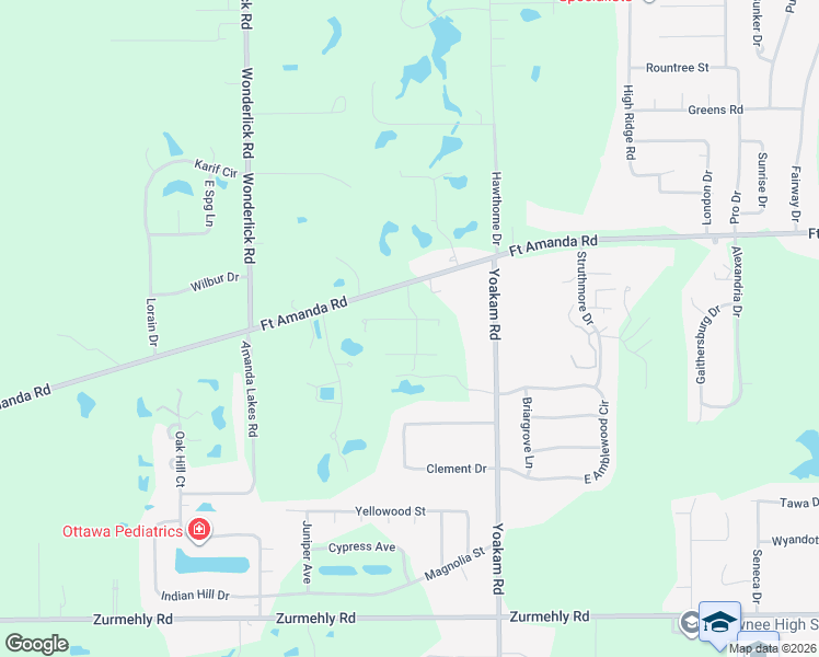 map of restaurants, bars, coffee shops, grocery stores, and more near 3140 James Drive in Lima