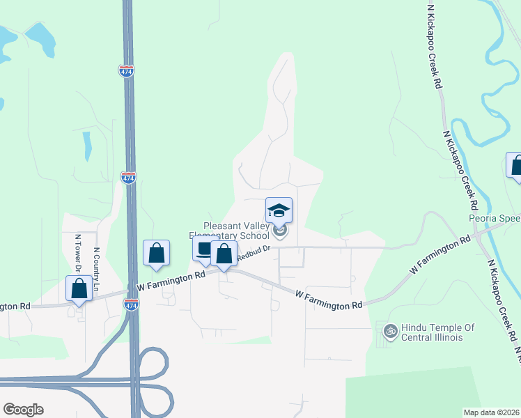 map of restaurants, bars, coffee shops, grocery stores, and more near 4714 W Merol Ct in Peoria