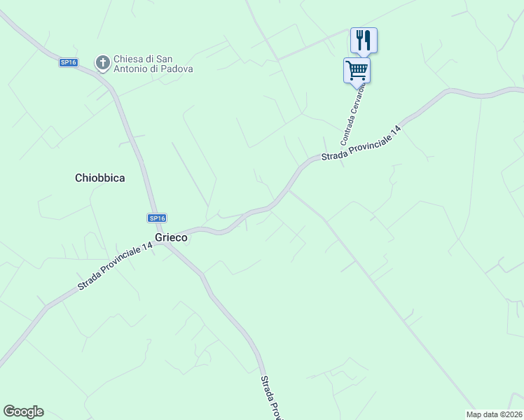 map of restaurants, bars, coffee shops, grocery stores, and more near in Provincia di Brindisi