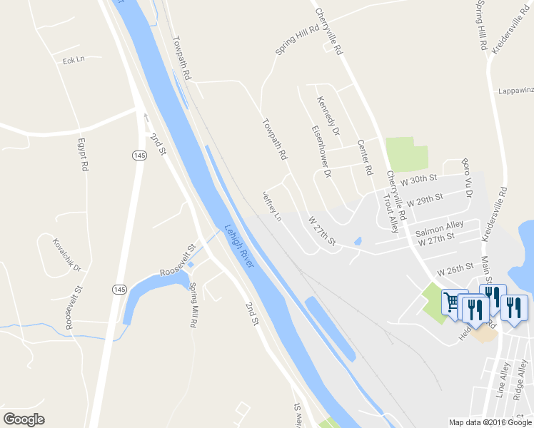 map of restaurants, bars, coffee shops, grocery stores, and more near 154 Jeffrey Ln in Northampton