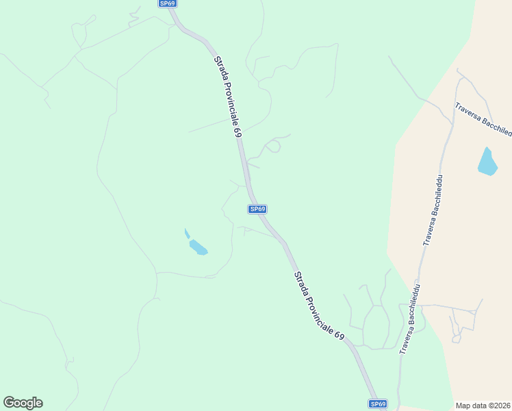 map of restaurants, bars, coffee shops, grocery stores, and more near Strada Provinciale 69 in Città metropolitana di Sassari