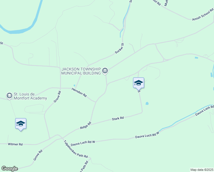map of restaurants, bars, coffee shops, grocery stores, and more near 100 Jackson Township Road in Herndon