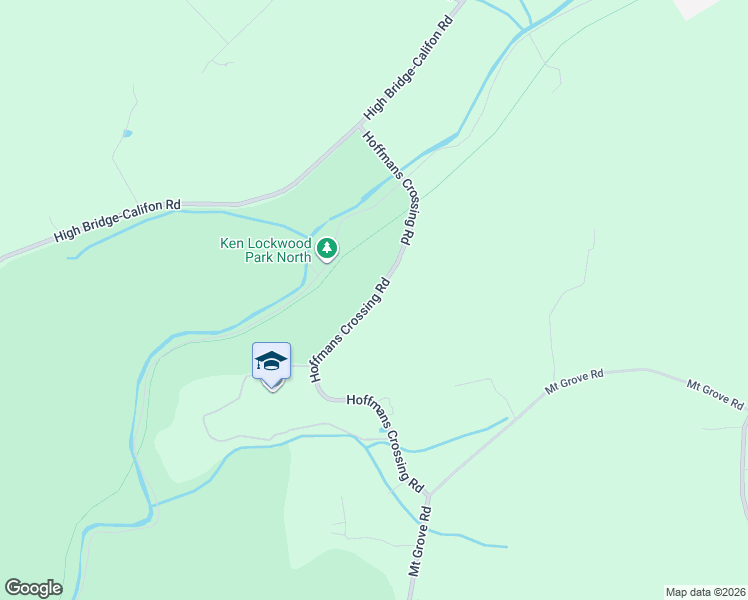 map of restaurants, bars, coffee shops, grocery stores, and more near 32 Hoffmans Crossing Road in Califon