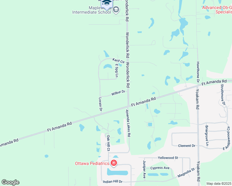 map of restaurants, bars, coffee shops, grocery stores, and more near 3345 Wilbur Drive in Lima