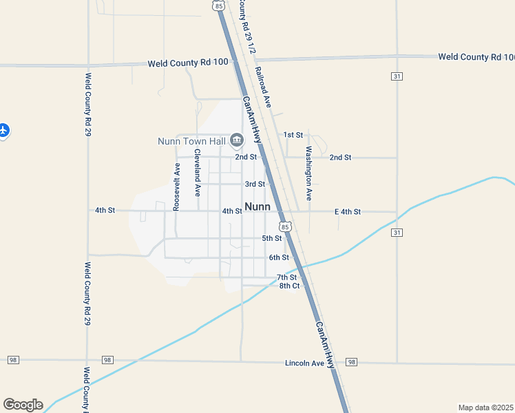 map of restaurants, bars, coffee shops, grocery stores, and more near in Nunn