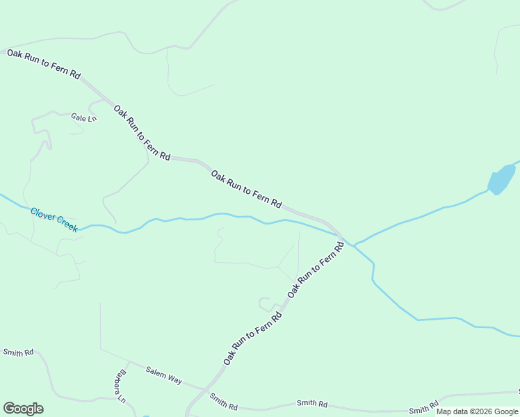 map of restaurants, bars, coffee shops, grocery stores, and more near 30146 Oak Run to Fern Road in Whitmore