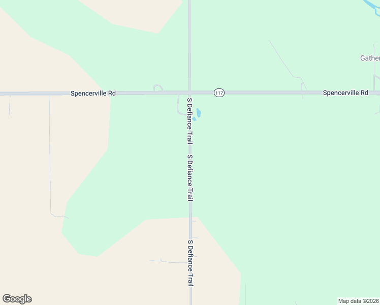 map of restaurants, bars, coffee shops, grocery stores, and more near 2998 South Defiance Trail in Spencerville